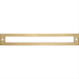 Top Knobs TK927HB TK927 Hollin 7 9/16 " Center to Center Pull Backplate Honey Bronze