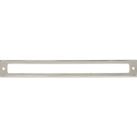 Top Knobs TK928PN Hollin 8 13/16" Center to Center Pull Backplate Polished Nickel