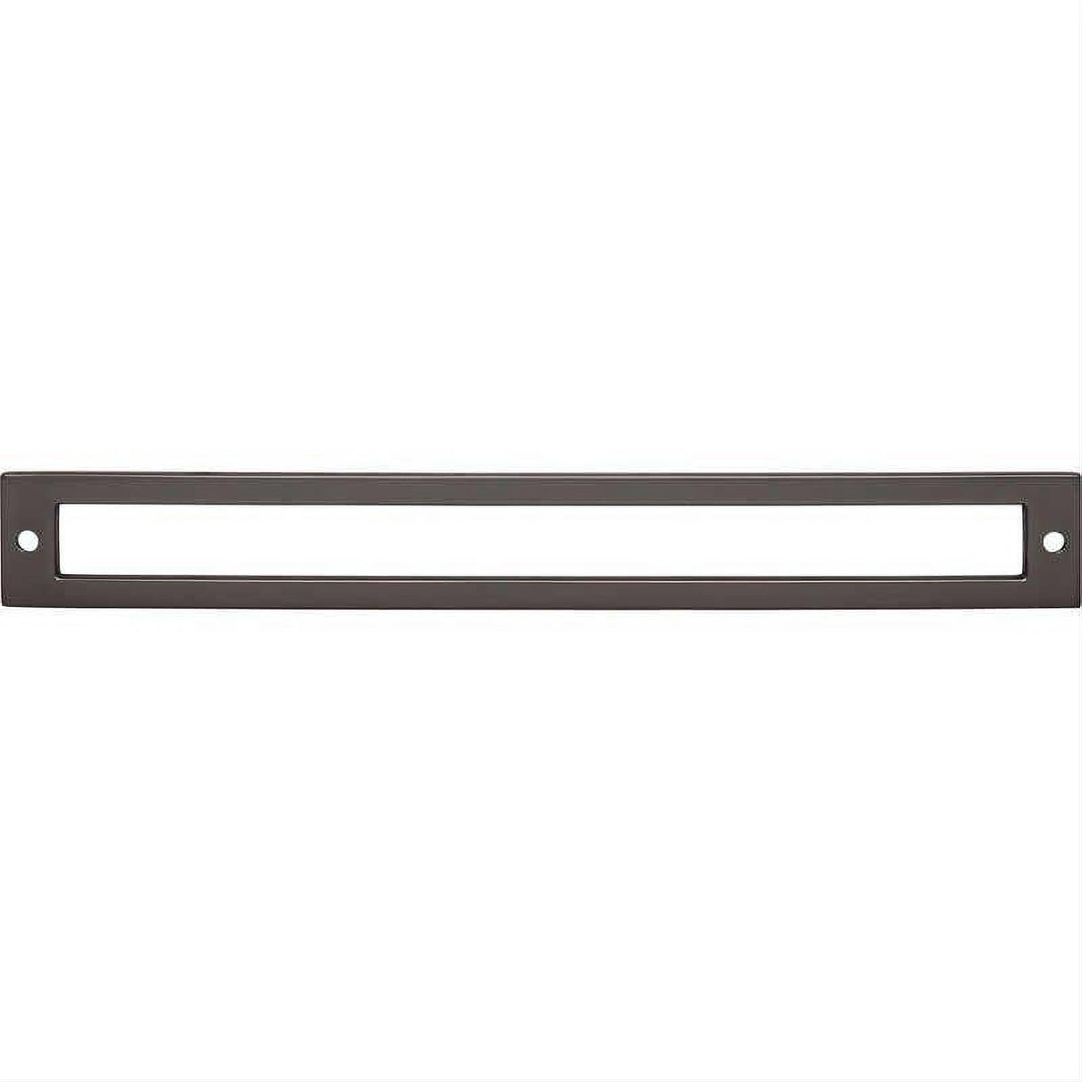Top Knobs TK928AG TK928 Hollin 8 13/16" Center to Center Pull Backplate Ash Gray