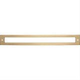Top Knobs TK928HB TK928 Hollin 8 13/16" Center to Center Pull Backplate Honey Bronze