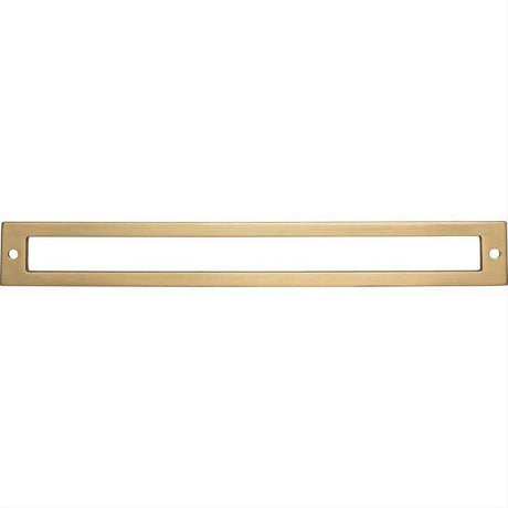 Top Knobs TK928HB TK928 Hollin 8 13/16" Center to Center Pull Backplate Honey Bronze