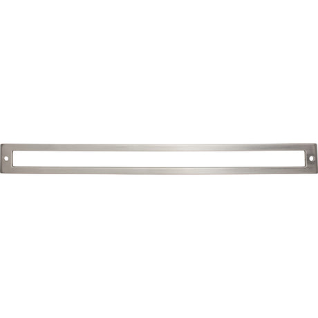 Top Knobs TK929BSN Hollin 12" Center to Center Pull Backplate Brushed Satin Nickel
