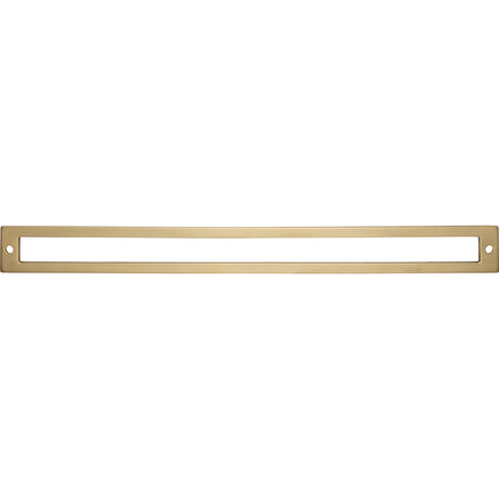 Top Knobs TK929HB Hollin 12" Center to Center Pull Backplate Honey Bronze