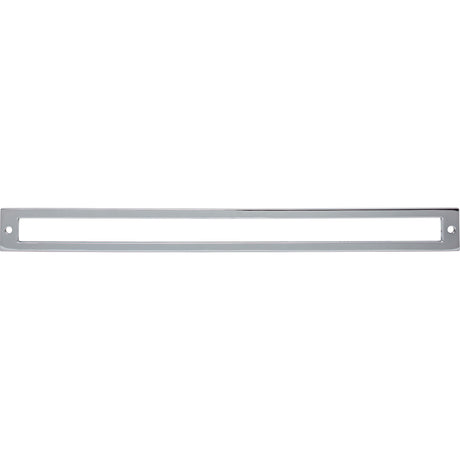 Top Knobs TK929PC Hollin 12" Center to Center Pull Backplate Polished Chrome