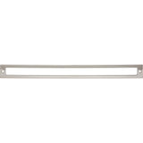 Top Knobs TK929PN Hollin 12" Center to Center Pull Backplate Polished Nickel