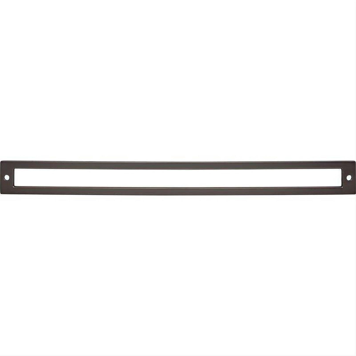 Top Knobs TK929AG TK929 Hollin 12" Center to Center Pull Backplate Ash Gray