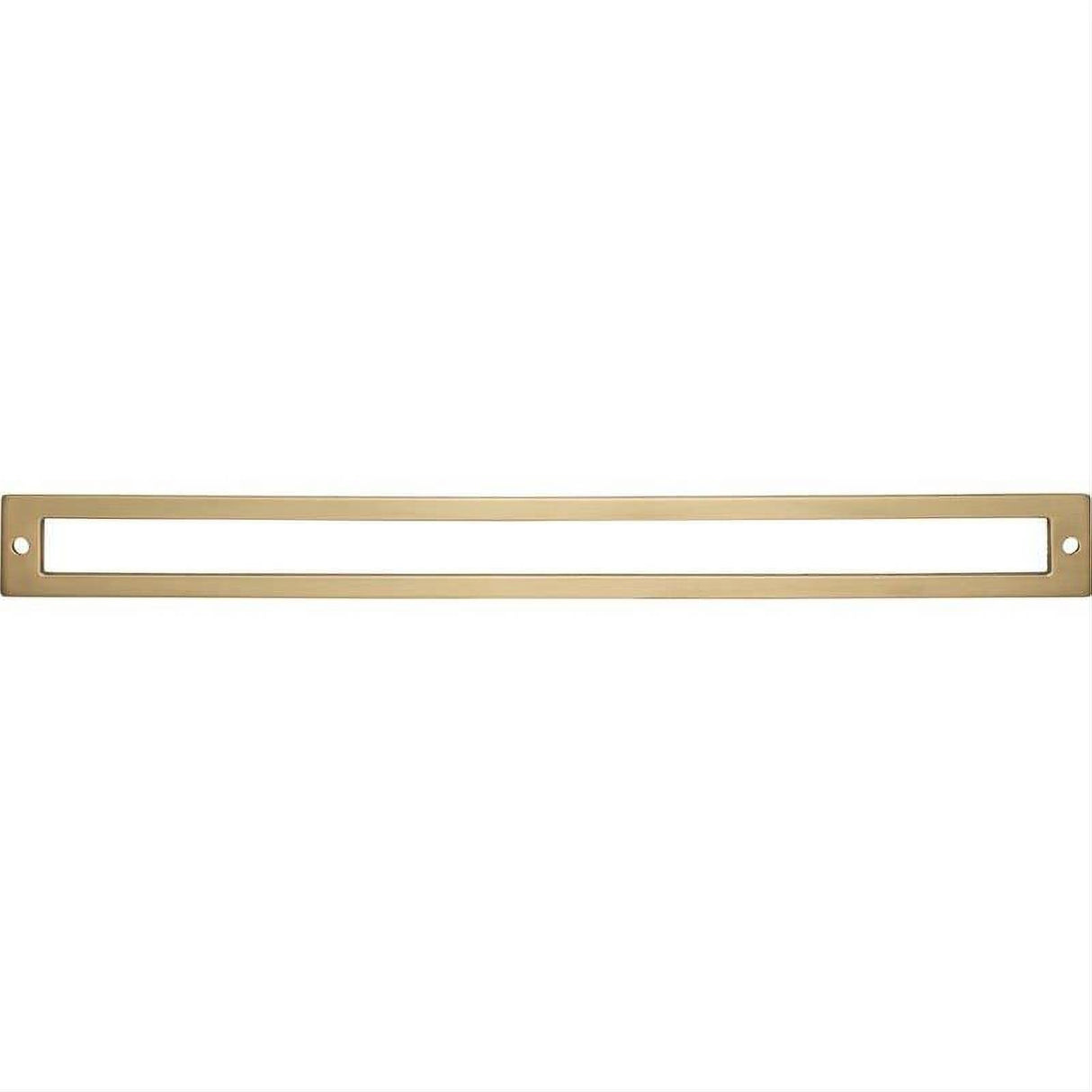 Top Knobs TK929HB TK929 Hollin 12" Center to Center Pull Backplate Honey Bronze