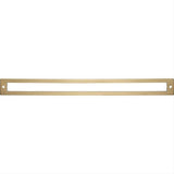 Top Knobs TK929HB TK929 Hollin 12" Center to Center Pull Backplate Honey Bronze