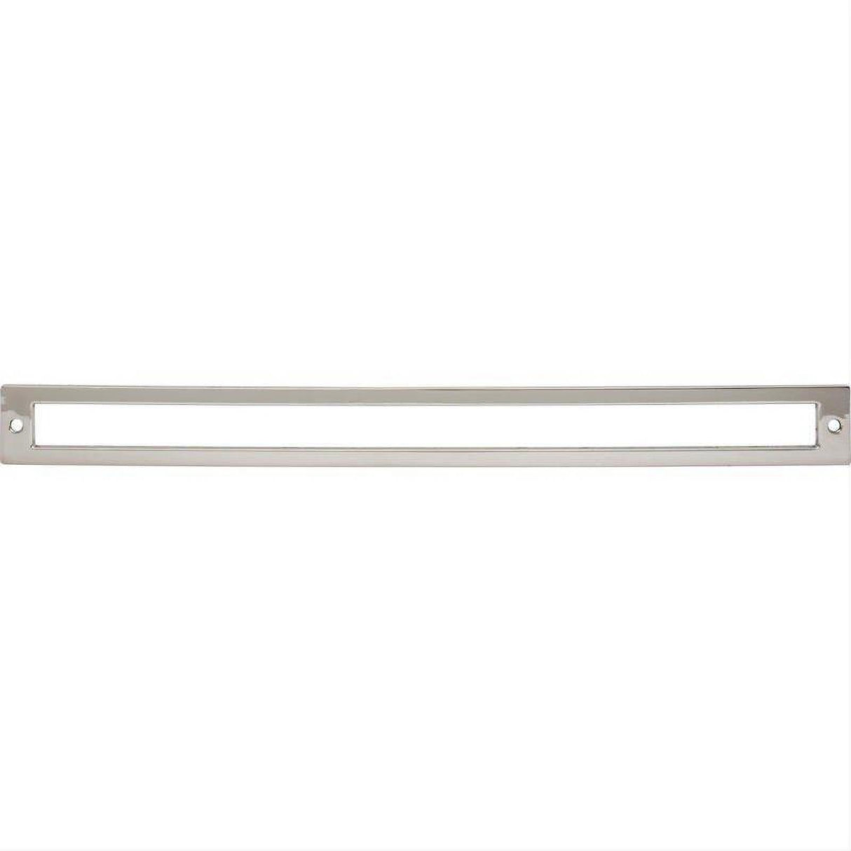 Top Knobs TK929PN TK929 Hollin 12" Center to Center Pull Backplate Polished Nickel
