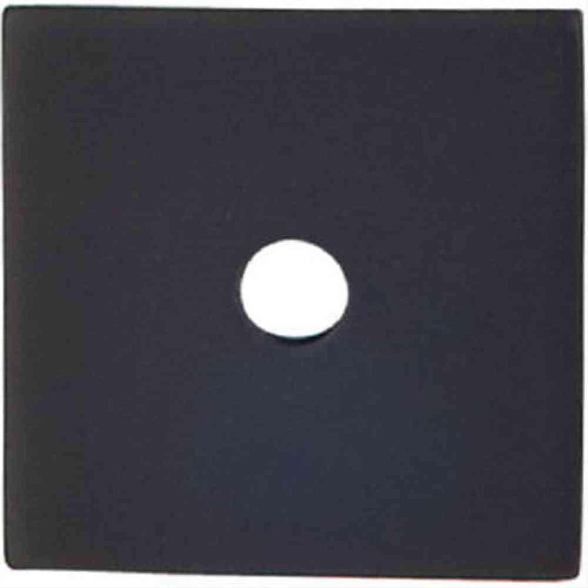 Top Knobs TK94BLK TK94 Square Backplate 1" Flat Black