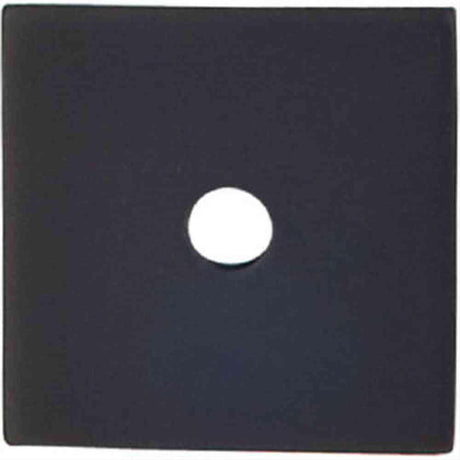 Top Knobs TK94BLK TK94 Square Backplate 1" Flat Black