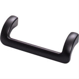 Top Knobs TK950BLK TK950 Kentfield 3 3/4" Center to Center Bar Pull Flat Black