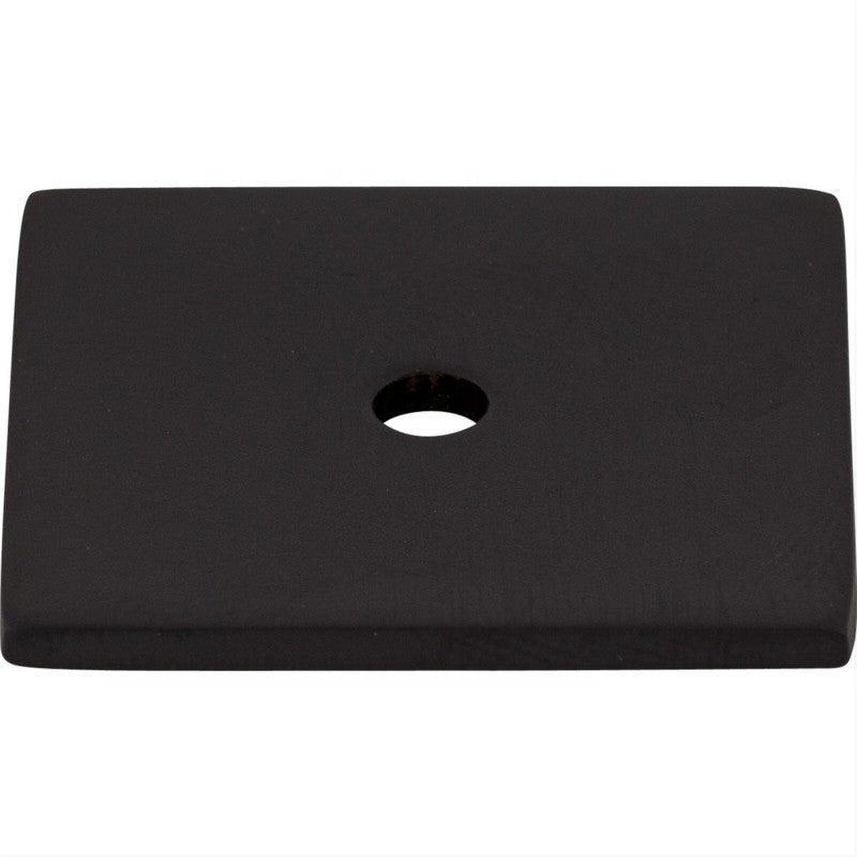 Top Knobs TK95BLK TK95 Square 1 1/4" Knob Backplate Flat Black