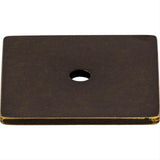 Top Knobs TK95GBZ TK95 Square 1 1/4" Knob Backplate German Bronze