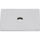 Top Knobs TK95PC TK95 Square 1 1/4" Knob Backplate Polished Chrome