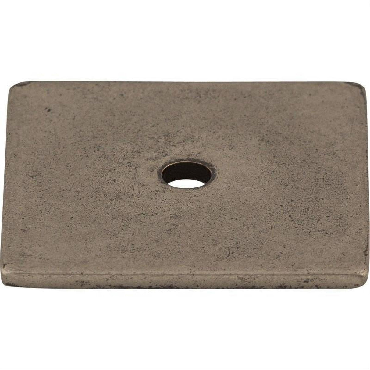 Top Knobs TK95PTA TK95 Square 1 1/4" Knob Backplate Pewter Antique
