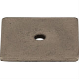 Top Knobs TK95PTA TK95 Square 1 1/4" Knob Backplate Pewter Antique