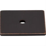 Top Knobs TK95TB TK95 Square 1 1/4" Knob Backplate Tuscan Bronze