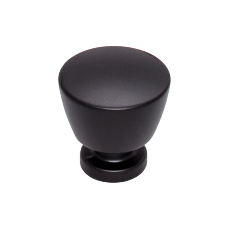 Top Knobs TK961BLK Allendale 1 1/4" Diameter Round Knob Flat Black