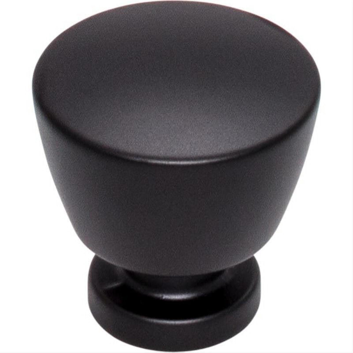 Top Knobs TK961BLK TK961 Allendale 1 1/4" Diameter Mushroom Cabinet Knob Flat Black