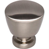Top Knobs TK961BSN TK961 Allendale 1 1/4" Diameter Mushroom Cabinet Knob Brushed Satin Nickel