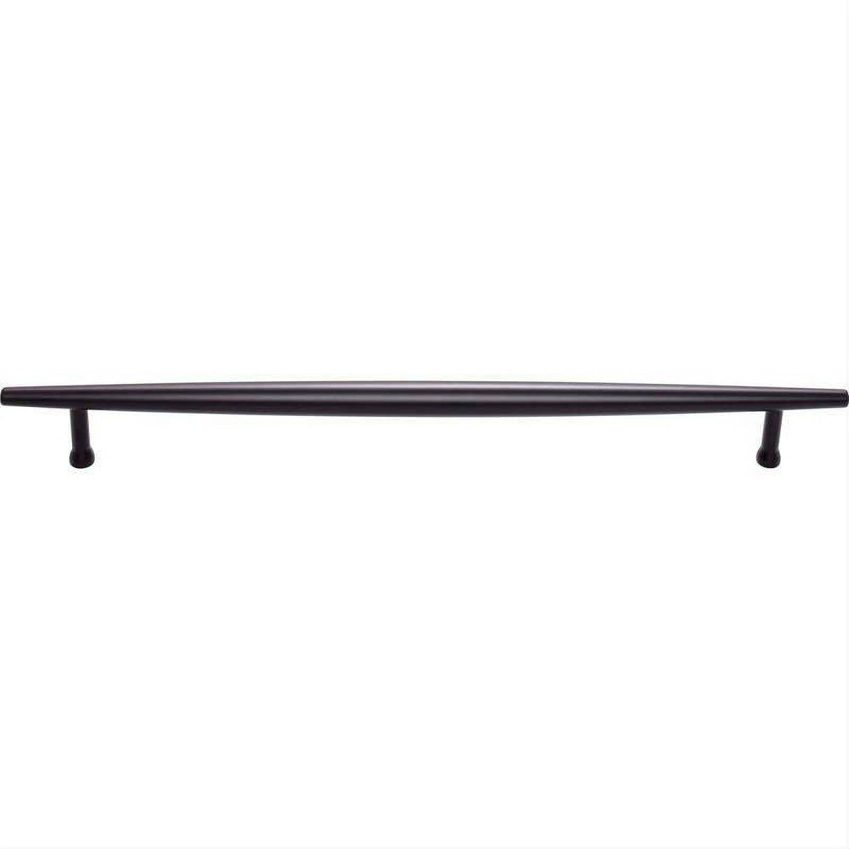 Top Knobs TK967BLK TK967 Allendale 12" Center to Center Bar Pull Flat Black