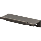 Top Knobs TK971AG TK971 Crestview 3" Center to Center Finger Pull Ash Gray