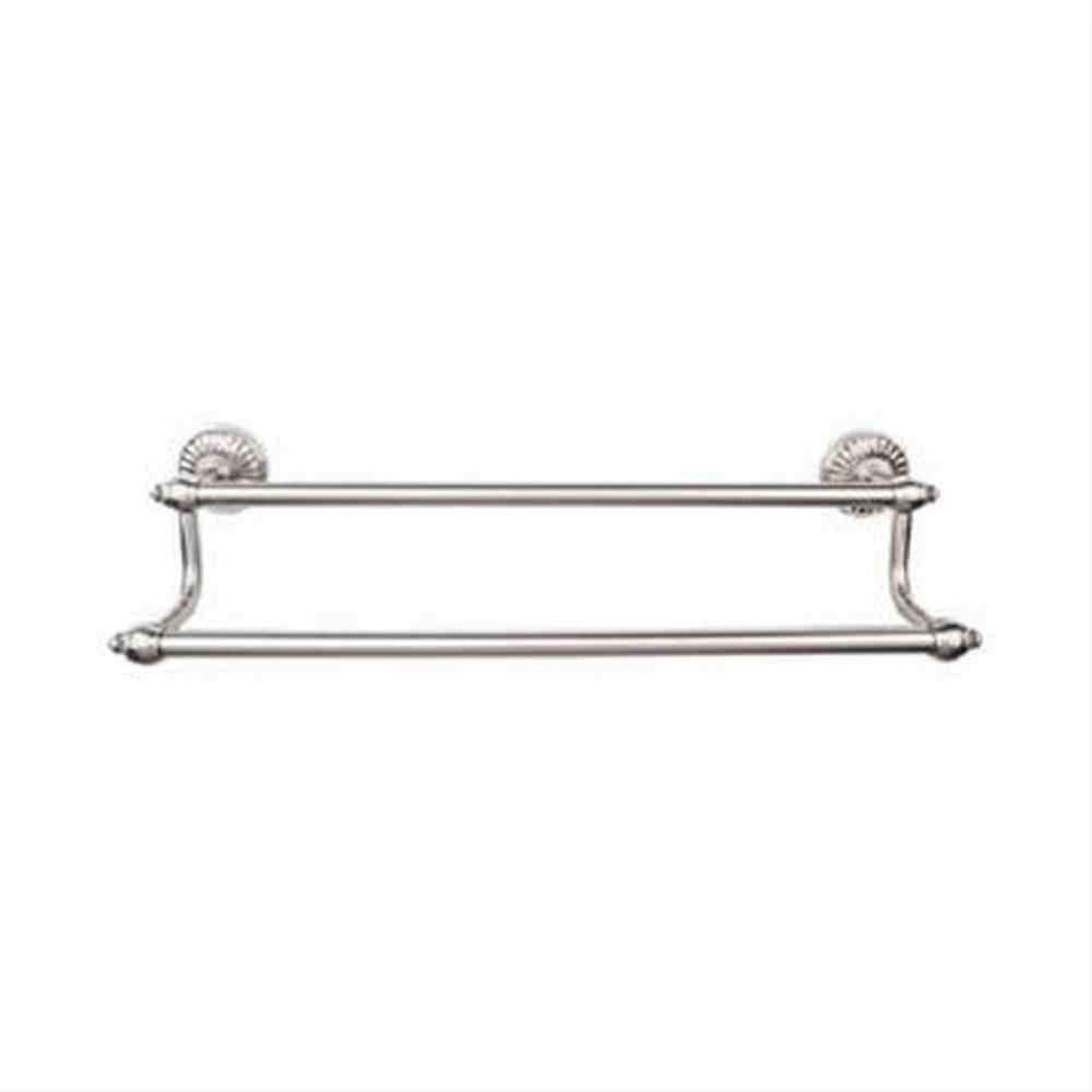 Top Knobs TUSC7BSN TUSC7 Tuscany Bath Towel Bar 18" Double Brushed Satin Nickel