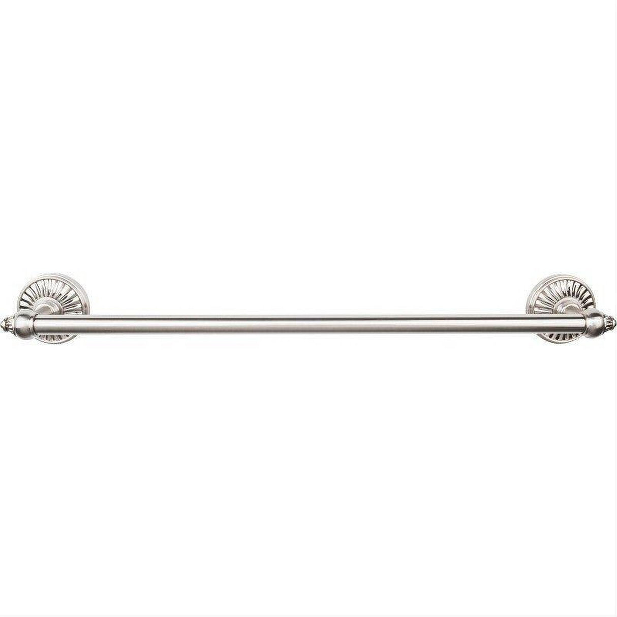 Top Knobs TUSC8BSN TUSC8 Tuscany Bath Towel Bar 24 Inch Single Brushed Satin Nickel