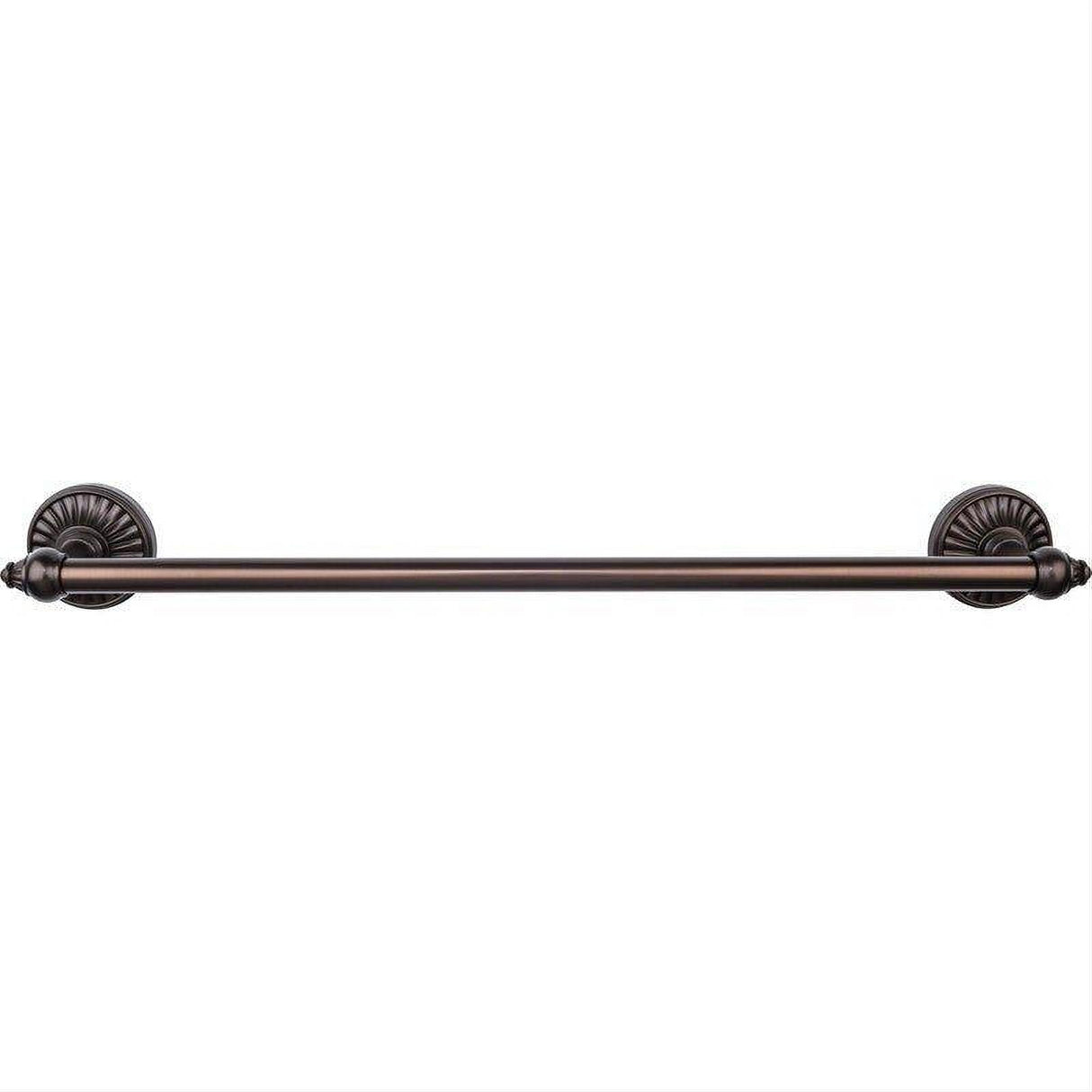 Top Knobs TUSC8ORB TUSC8 Tuscany Bath Towel Bar 24 Inch Single Oil Rubbed Bronze