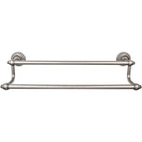 Top Knobs TUSC9PTA TUSC9 Tuscany Bath Towel Bar 24 Inch Double Antique Pewter Pewter Antique