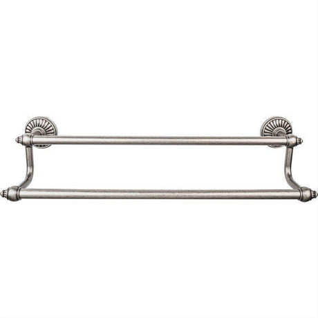 Top Knobs TUSC9PTA TUSC9 Tuscany Bath Towel Bar 24 Inch Double Antique Pewter Pewter Antique
