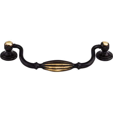 Top Knobs M136 Tuscany 5 1/16" Center to Center Drop Handle Dark Antique Brass