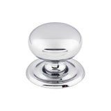 Top Knobs Victoria Knob 1-1/4" w/Backplate