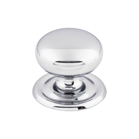 Top Knobs Victoria Knob 1-1/4" w/Backplate