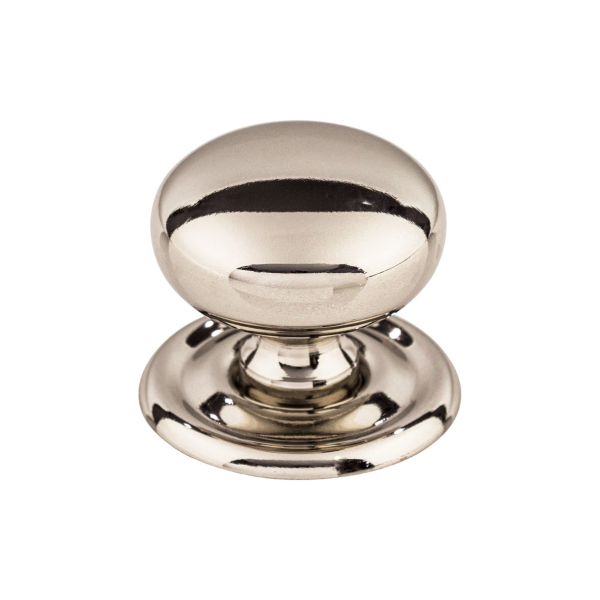 Top Knobs Victoria Knob 1-1/4" w/Backplate