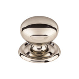 Top Knobs Victoria Knob 1-1/4" w/Backplate