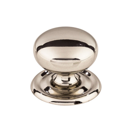 Top Knobs Victoria Knob 1-1/4" w/Backplate