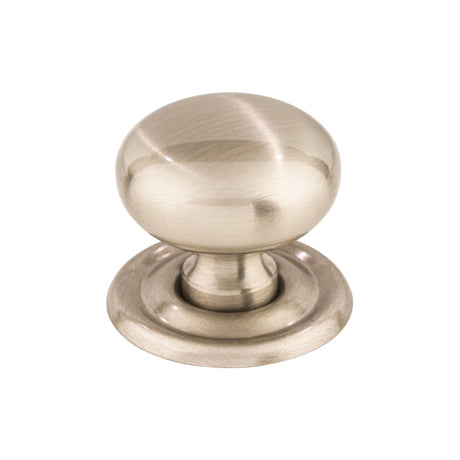 Top Knobs M1315 Victoria 1 1/4" Diameter Round Knob Brushed Satin Nickel