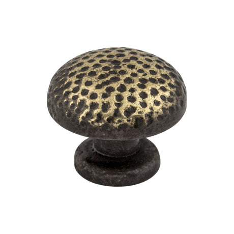 Top Knobs M42 Warwick 1 1/4" Diameter Round Knob Dark Antique Brass