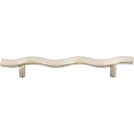 Top Knobs M417 Wave 5 1/16" Center to Center Bar Pull Brushed Satin Nickel