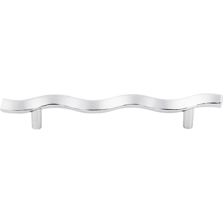 Top Knobs M418 Wave 5 1/16" Center to Center Bar Pull Polished Chrome