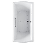 Toto ABA784R#01LPN cotton / polished nickel grab bar and right keypad