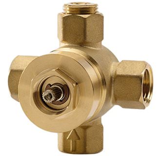 Toto TSMV Vivian 1/2" Ceramic Disk Two Way Diverter Valve with Off Function Brass