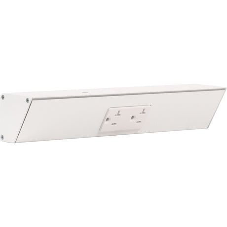 Task Lighting TR12-1WD-P-WT white angle power strip