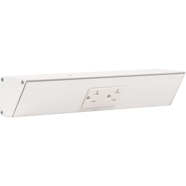 Task Lighting TR12-1WD-P-WT white angle power strip