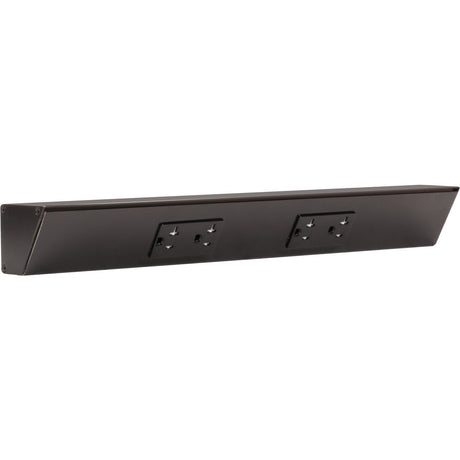 Task Lighting TR18-2BD-P-BK black angle power strip