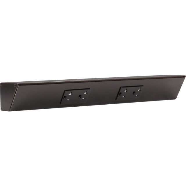Task Lighting TR18-2BD-P-BK black angle power strip