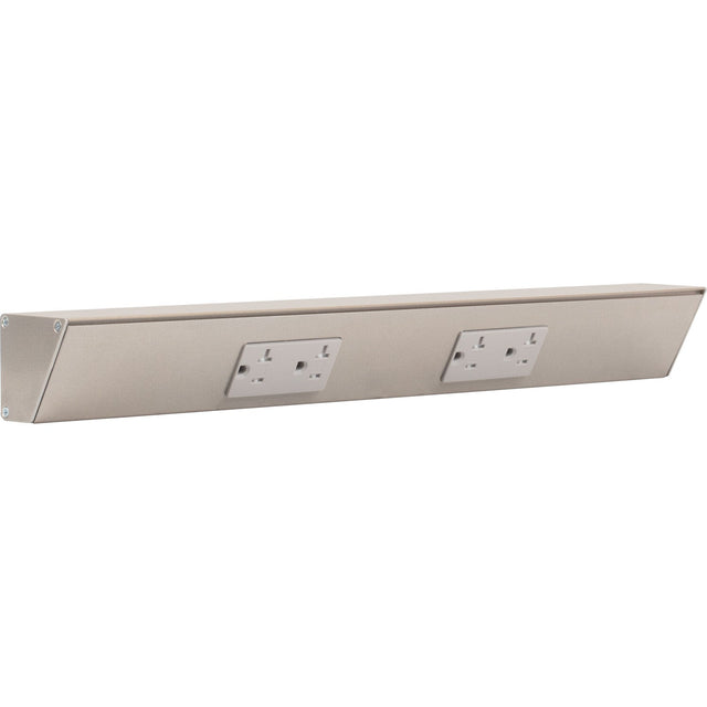 Task Lighting TR18-2GD-P-SN satin nickel angle power strip