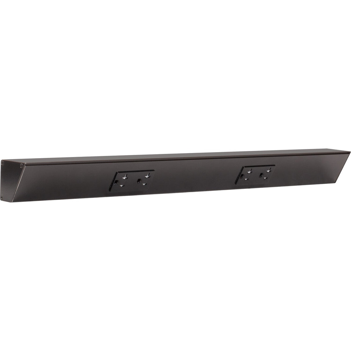 Task Lighting TR24-2BD-P-BK black angle power strip